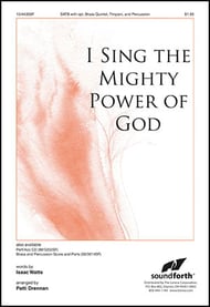 I Sing the Mighty Power of God SATB choral sheet music cover Thumbnail